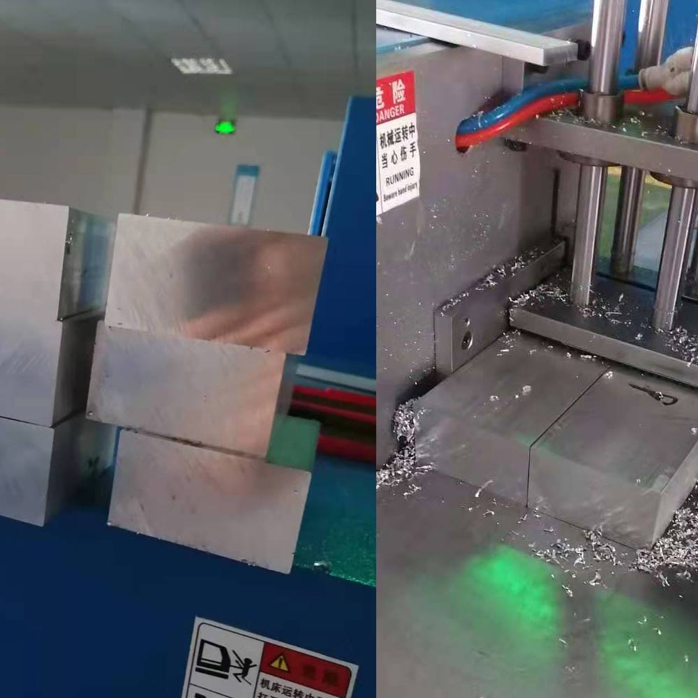 【無錫】用上半自動(dòng)切鋁機(jī)SDY-B400L對(duì)比帶鋸床提高效率，提高產(chǎn)品光潔面